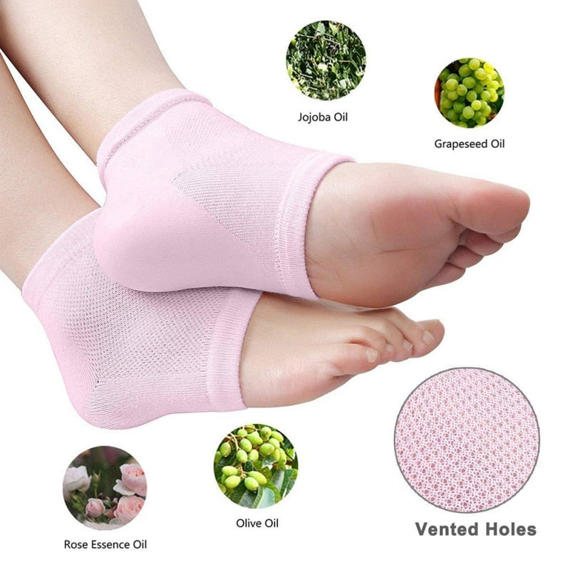 heel socks are washable and durable for repeated use