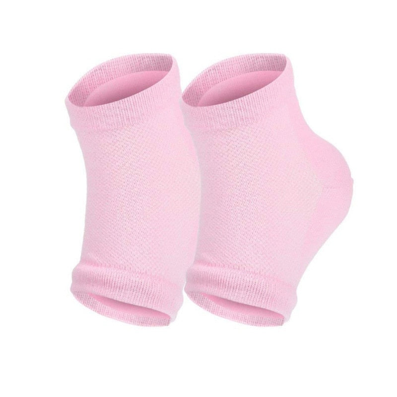open toe socks are made with a flexible cotton blend for soft, stretchy comfort