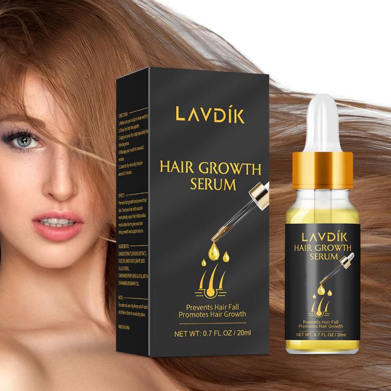 Hair Growth Serum works by naturally activating dormant hair follicle germ tissue on the scalp